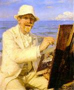 Peter Severin Kroyer Self Portrait  2222 china oil painting reproduction